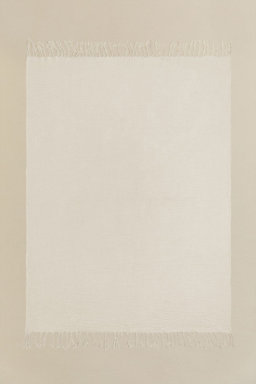 Plaid Cotton Gauze Blanket (170x130 cm) Eloi , gallery image 2