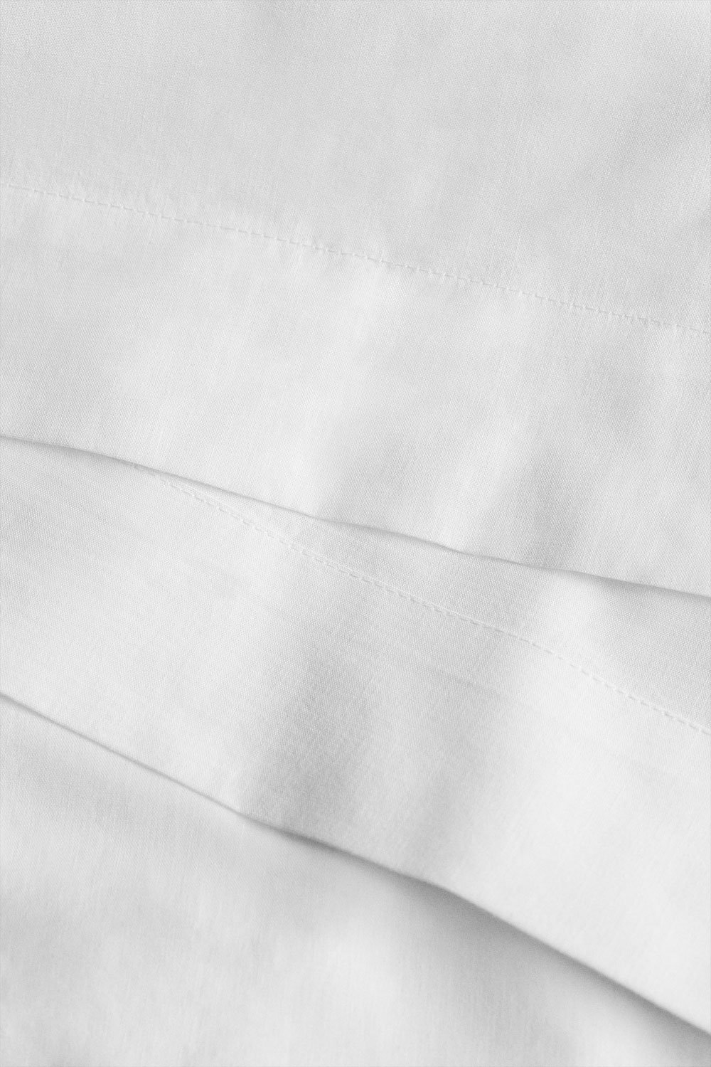 Lesia 180 thread count percale cotton top sheet, gallery image 3