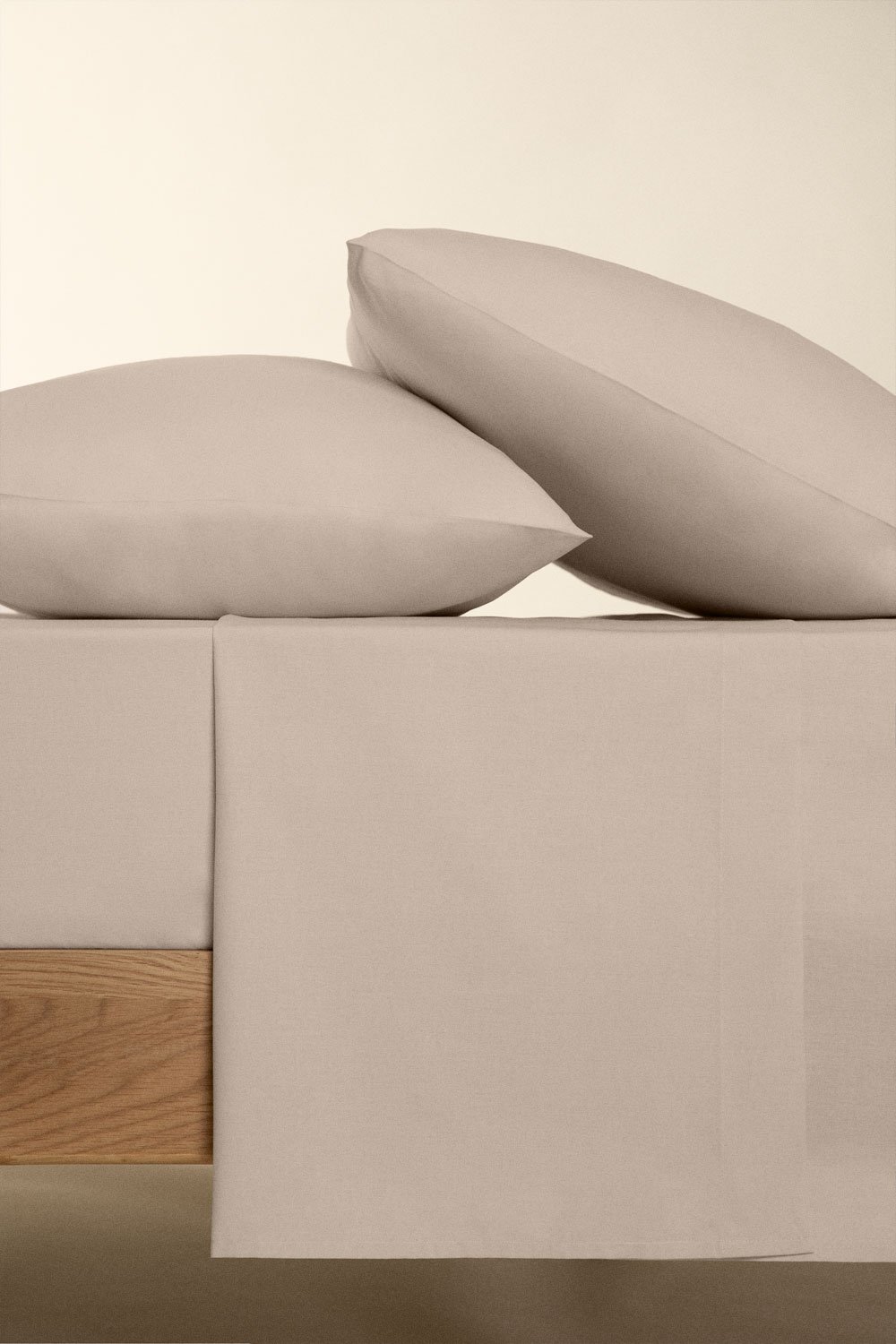 Lesia 180 thread count percale cotton top sheet, gallery image 6