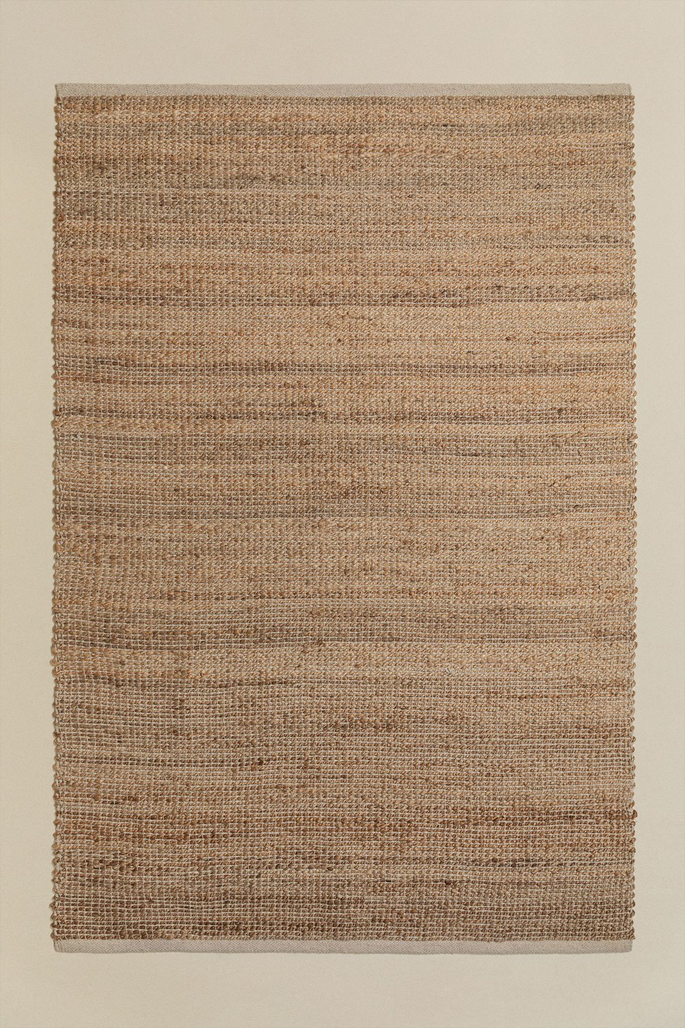 Rectangular rug 120x180 cm in natural jute Casard, gallery image 1