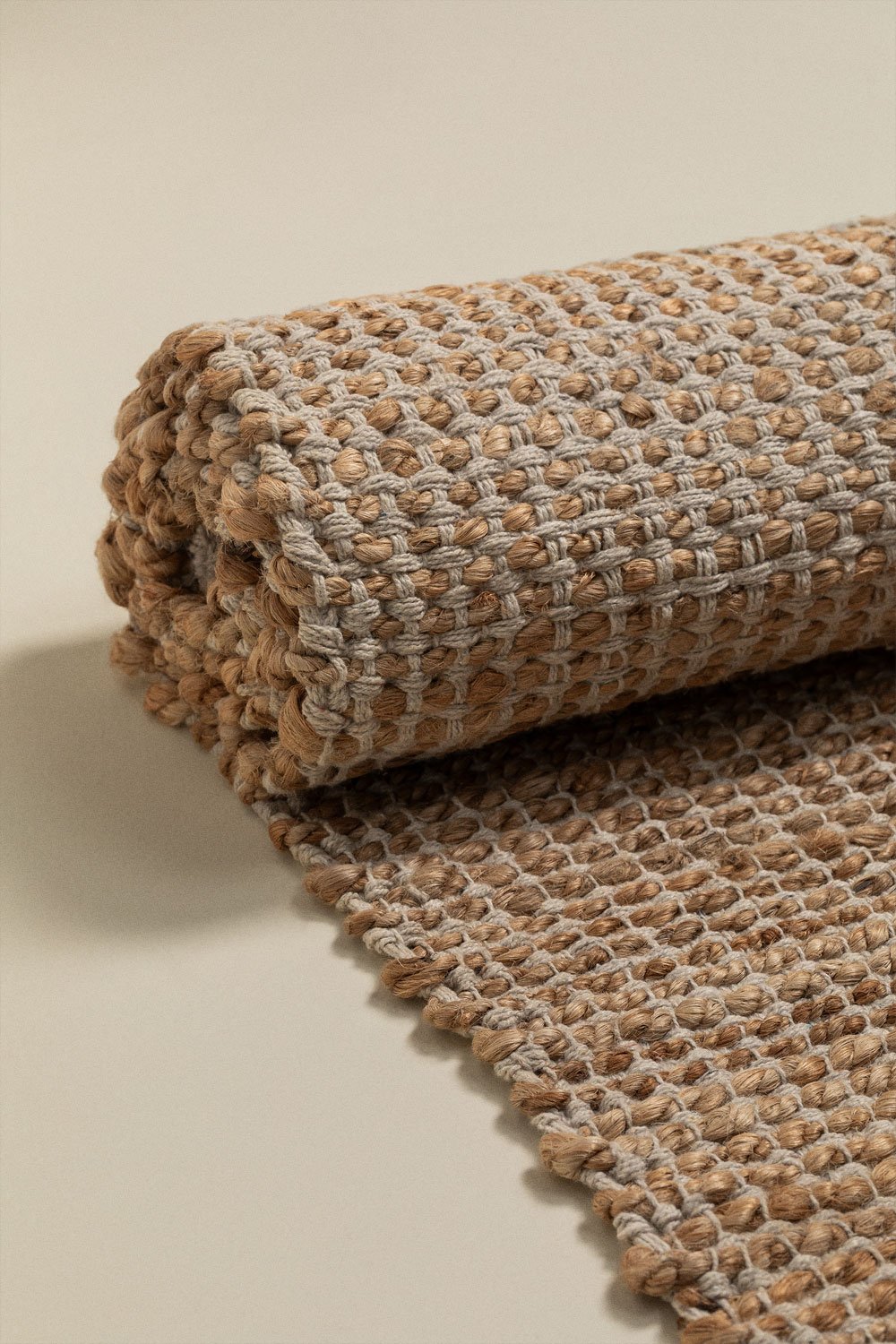 Rectangular rug 120x180 cm in natural jute Casard, gallery image 2