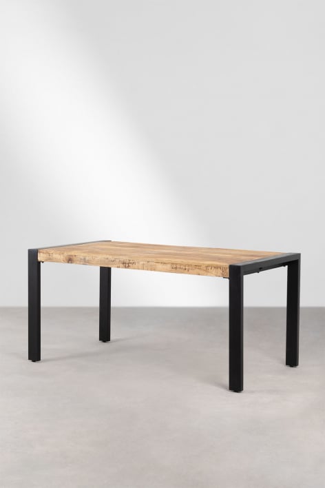 Rectangular dining table in mango wood (160x90 cm) Acki