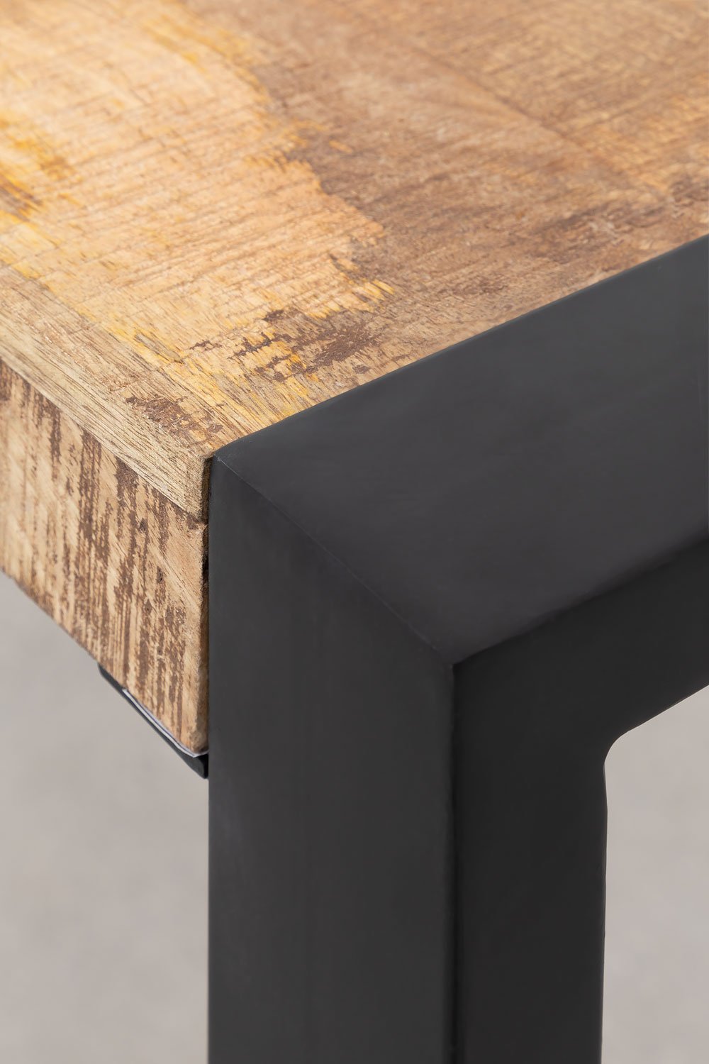 Rectangular dining table in mango wood (160x90 cm) Acki, gallery image 4