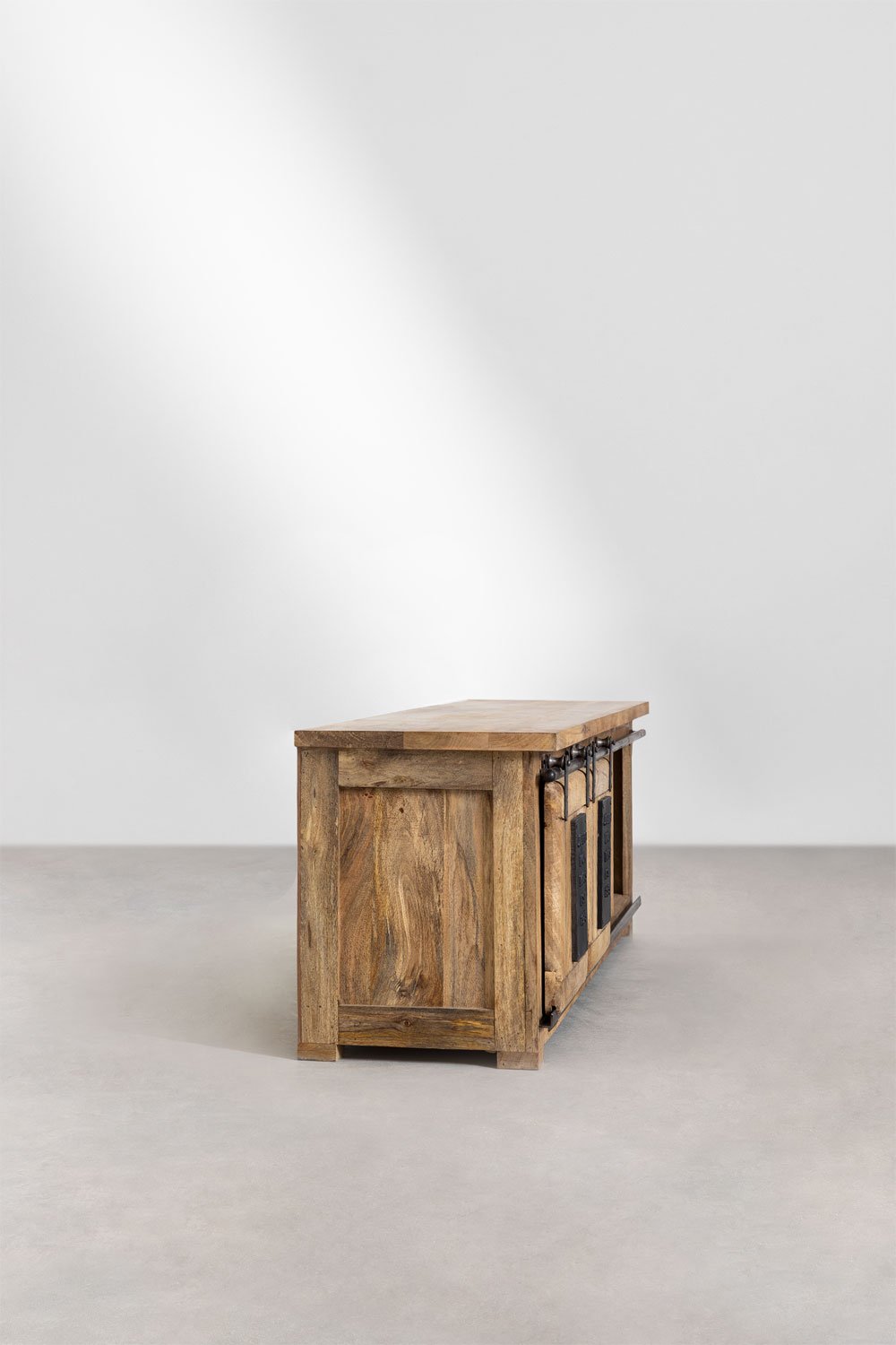 Uain mango wood TV cabinet 160x40 cm, gallery image 3