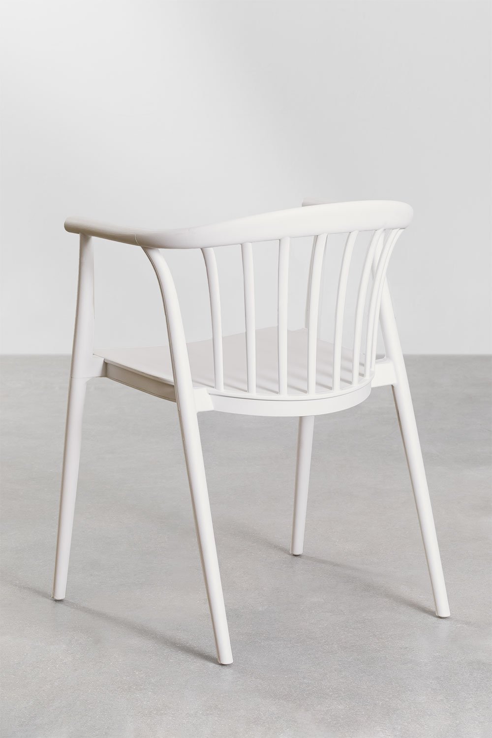 Pack of 2 stackable garden chairs with armrests in polypropylene Ivor, gallery image 5