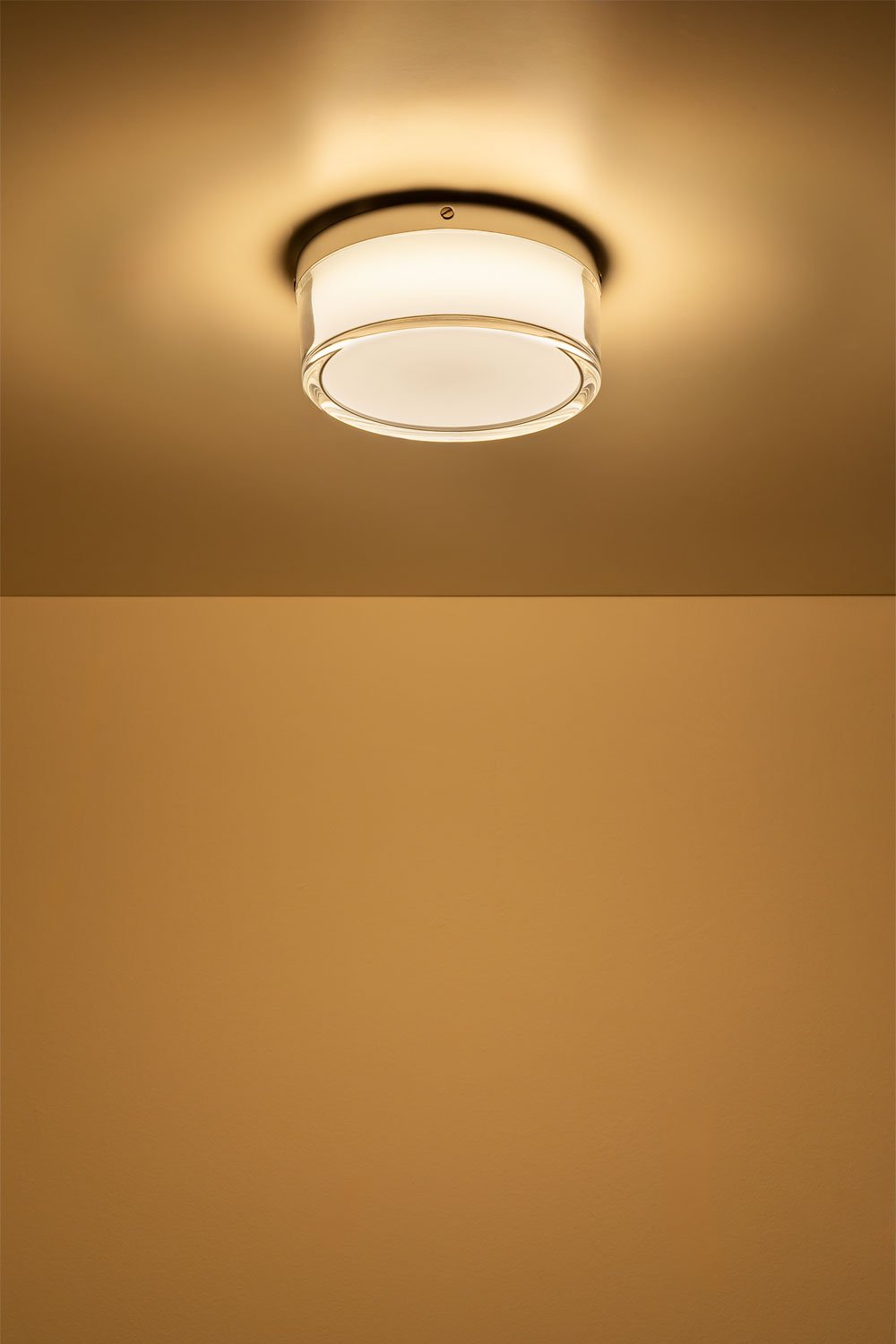 LED Ceiling Lamp in Methacrylate and Metal Dequen, gallery image 2