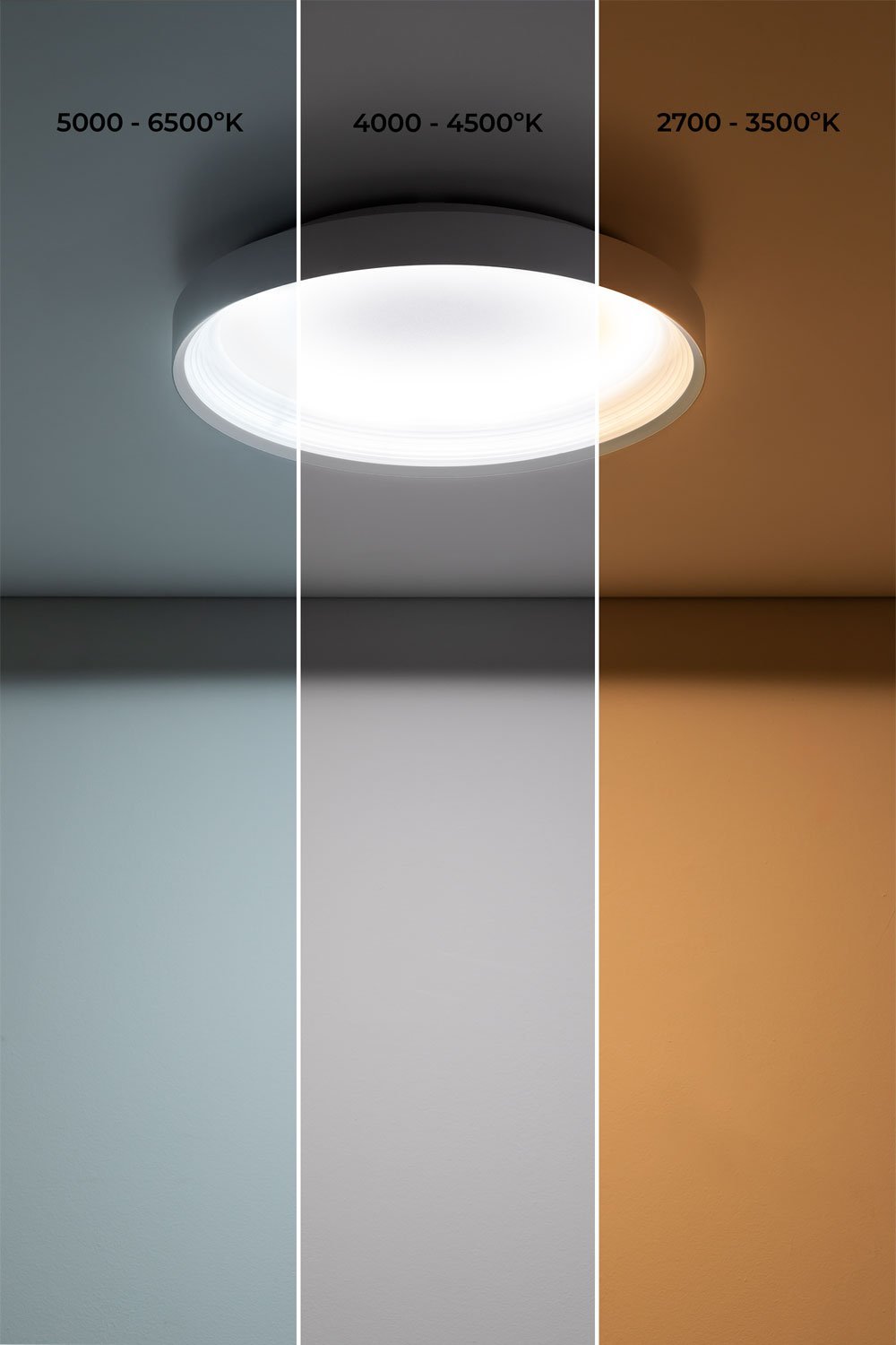 Sarwat LED Ceiling Light in Methacrylate and Aluminum , gallery image 5