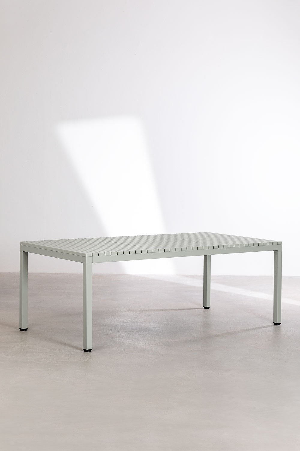 Rectangular Aluminium Garden Table Marti 210x100 cm