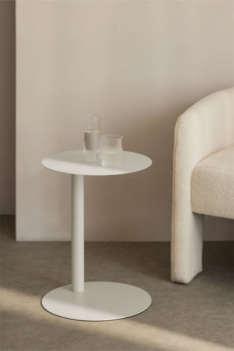 Round Steel Side Table (Ø40 cm) Yannik