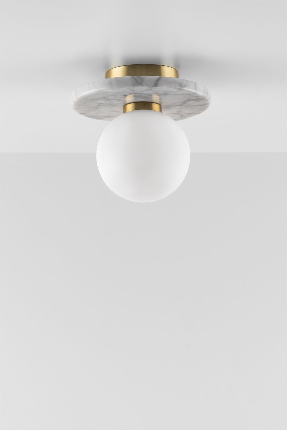 Eustace Marble and Glass Ceiling Lamp , gallery image 3