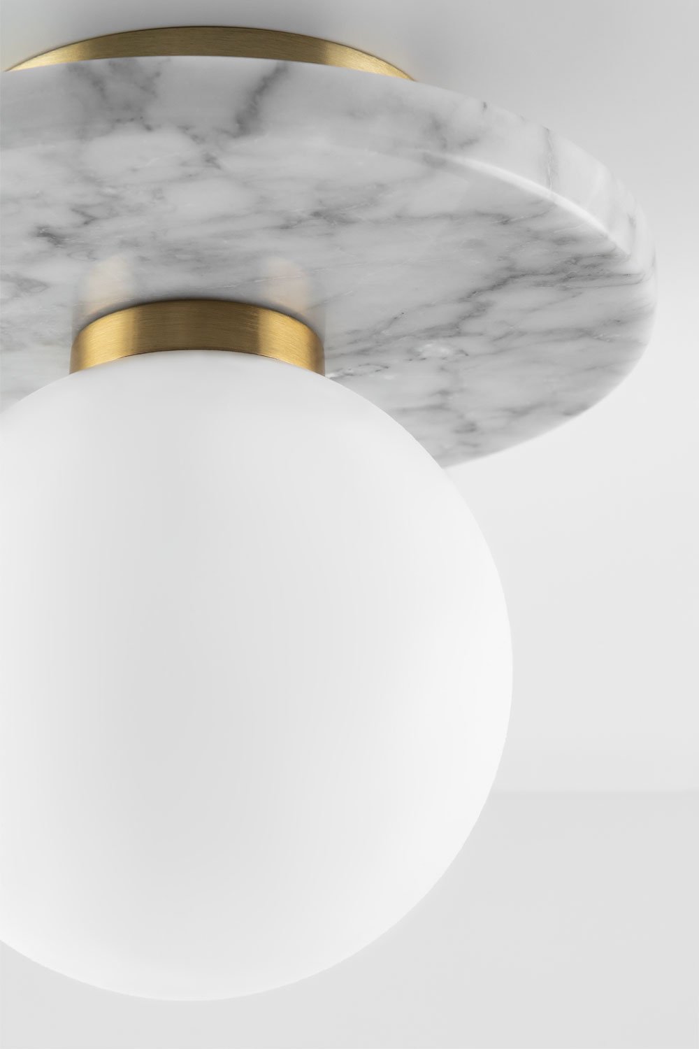 Eustace Marble and Glass Ceiling Lamp , gallery image 4