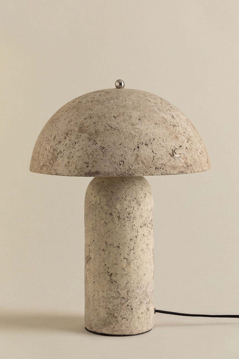 Noreia Paper Maché Table Lamp, gallery image 2