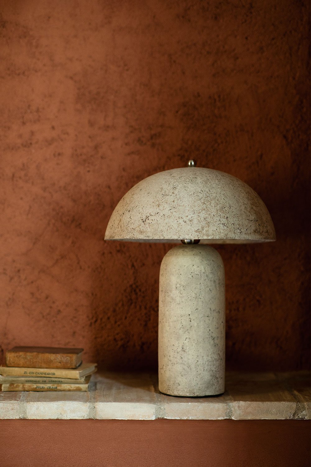 Noreia Paper Maché Table Lamp, gallery image 1
