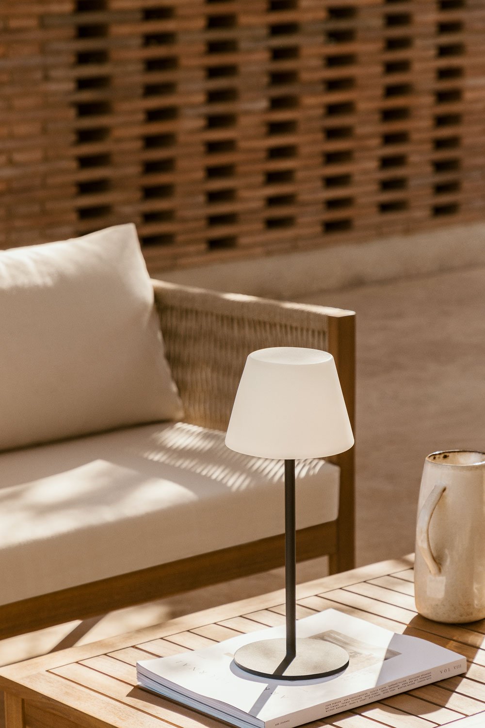 Megumi Wireless LED Outdoor Table Lamp, gallery image 1