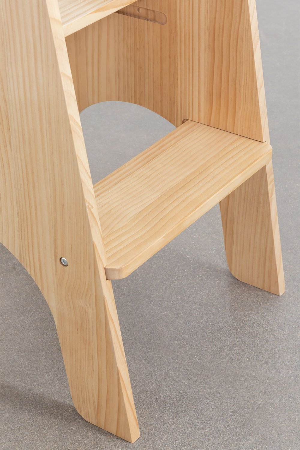 Sendoa Kids pine wood learning tower, gallery image 6