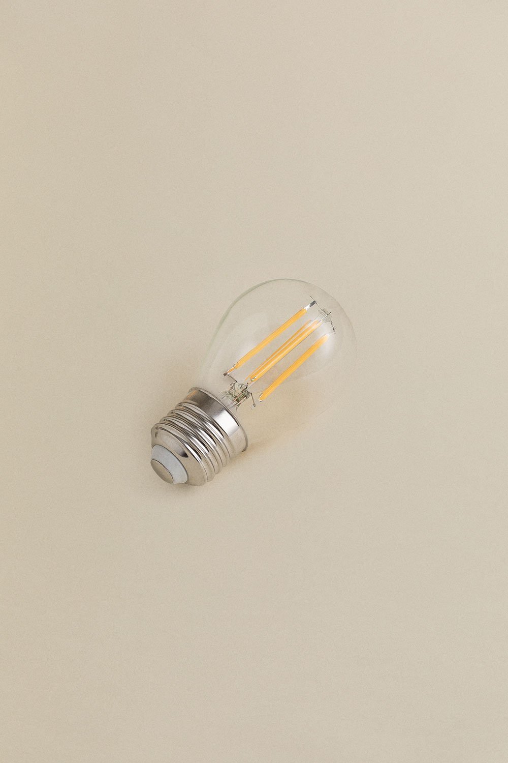 Bombilla LED Filament E27 G45 6W, gallery image 1
