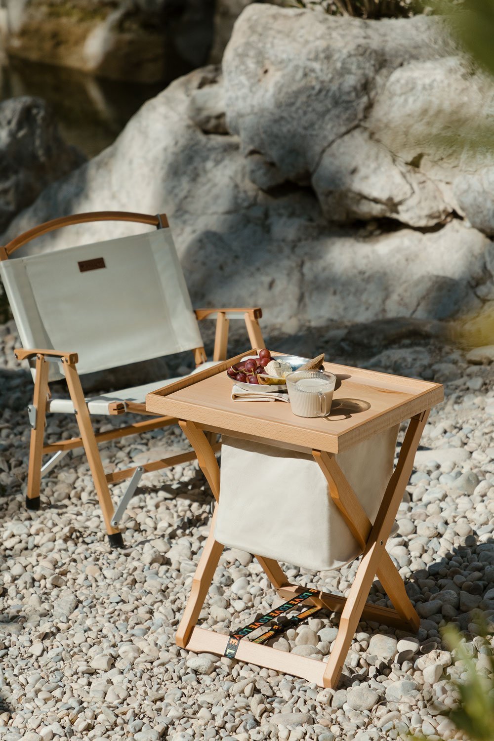 Auxiliary Table with Tray for Camping Sahara, gallery image 1