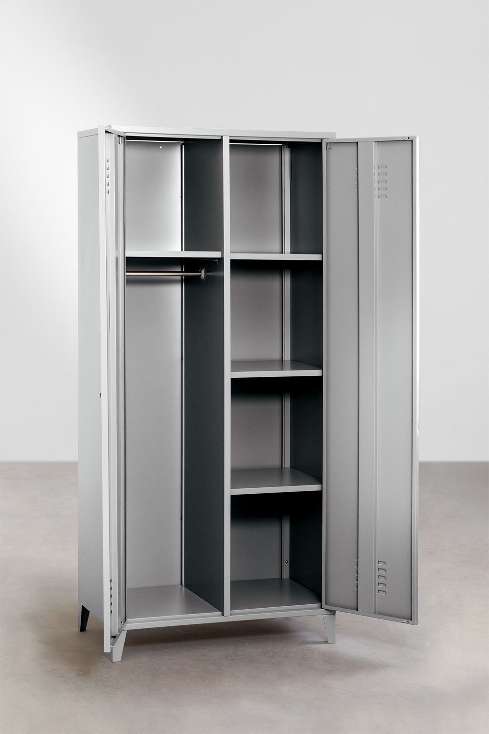 Pohpli steel 2-door locker cabinet   , gallery image 2