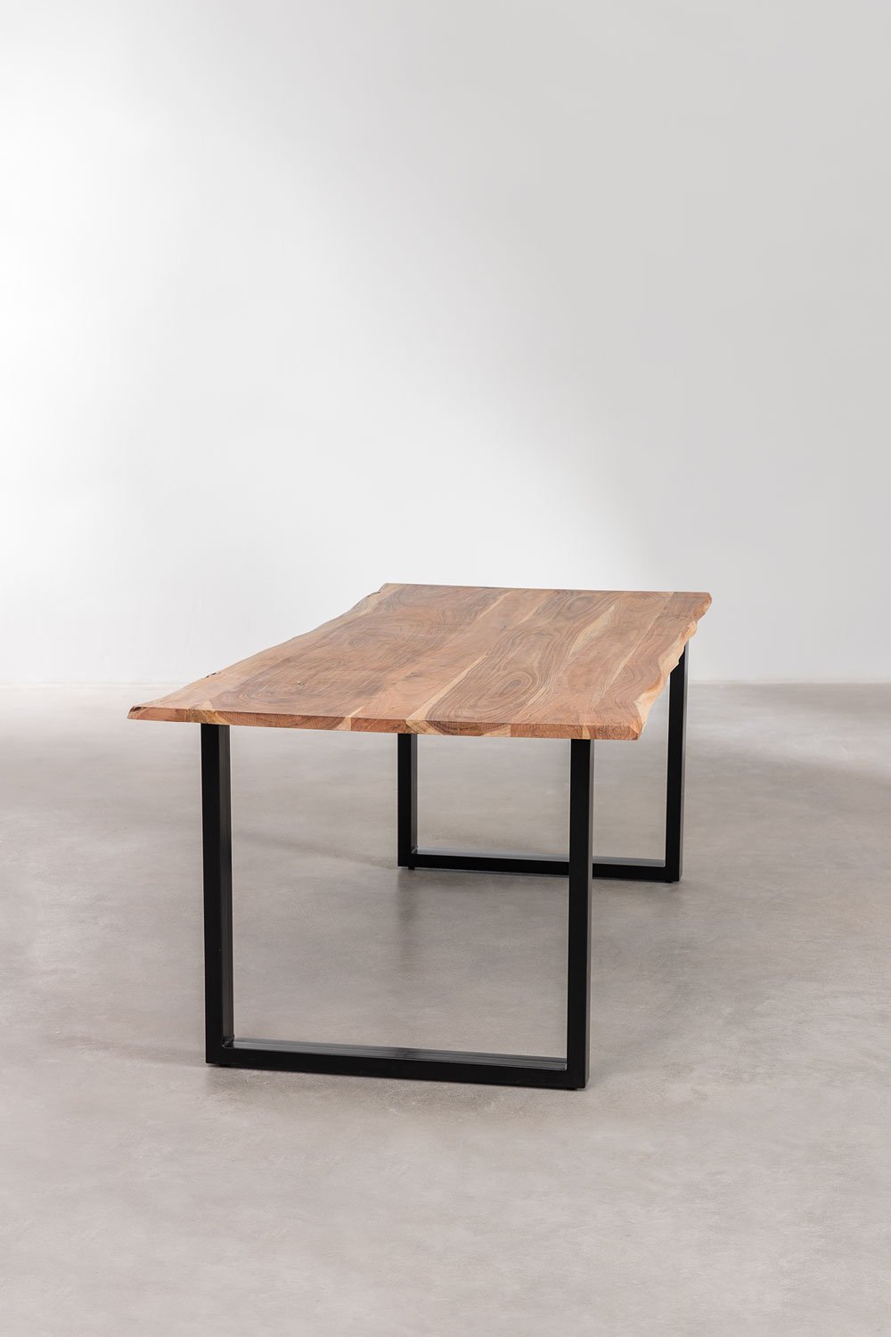 Rectangular dining table in Sami acacia wood, gallery image 2