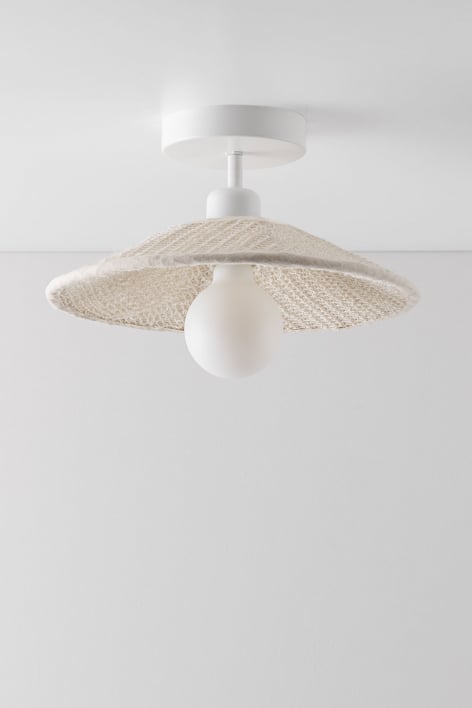 Linen Ceiling Lamp Massina