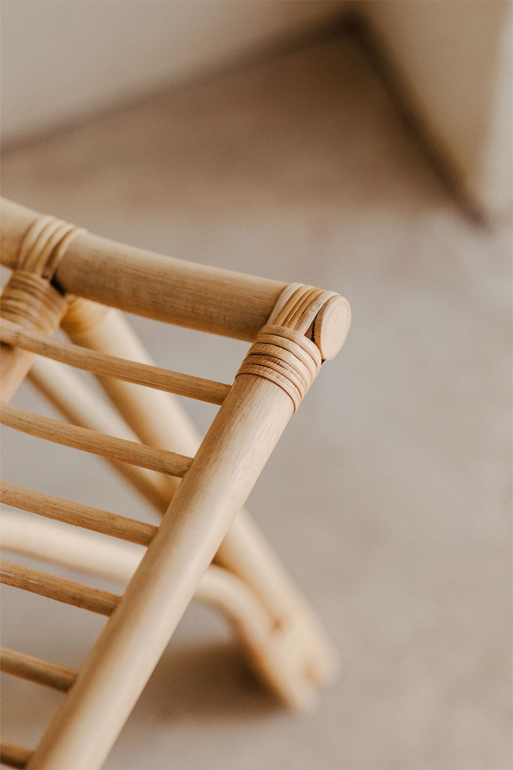 Trevijon Low Rattan Stool, gallery image 2