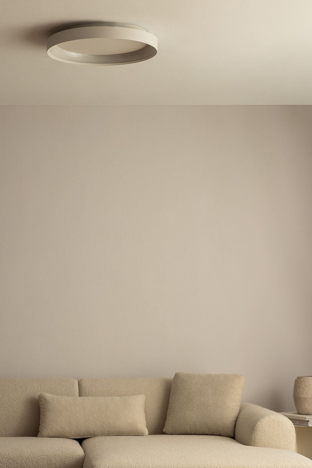 Sarwat LED Ceiling Light in Methacrylate and Aluminum , gallery image 1