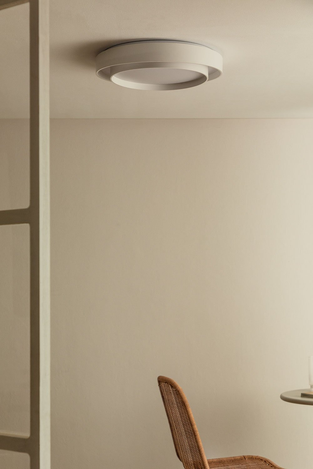 LED Ceiling Light in Methacrylate and Metal Siobam, gallery image 1