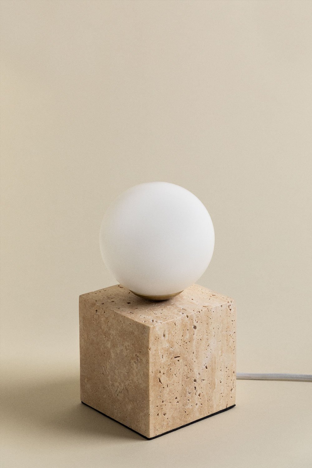 Davise Travertine Table Lamp, gallery image 2