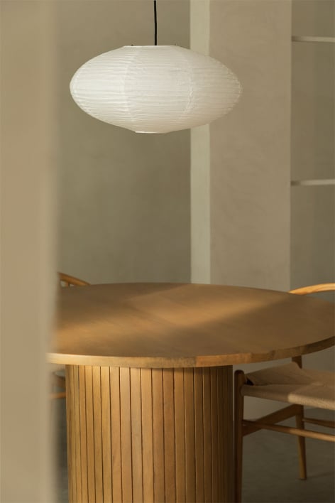 Gogian Rice Paper Ceiling Lamp