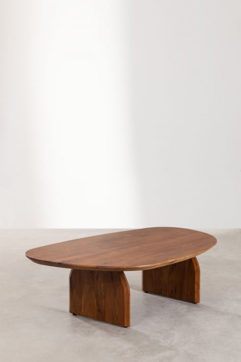 Acacia Wood Coffee Table Bedum
