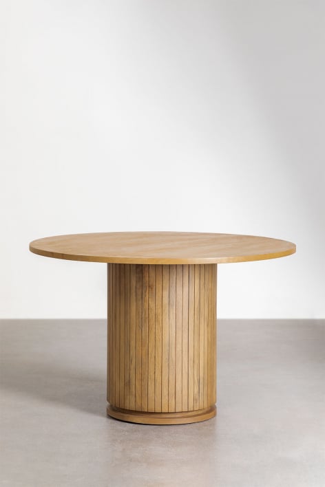 Mango Wood Dining Table ANALIS (Ø120cm)