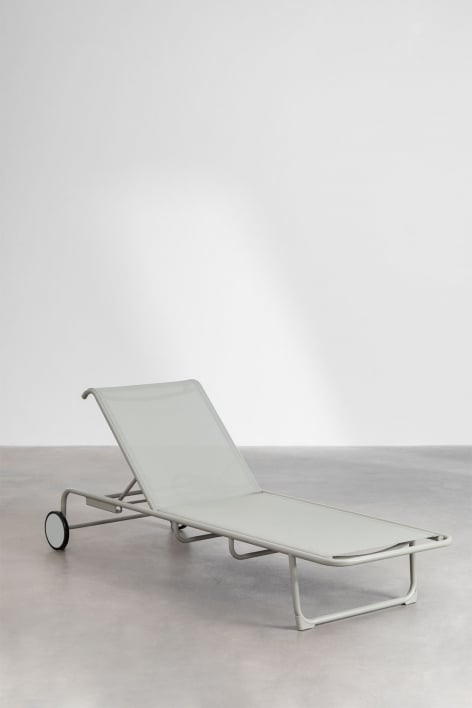 Pack of 2 Leyanis aluminium reclining loungers