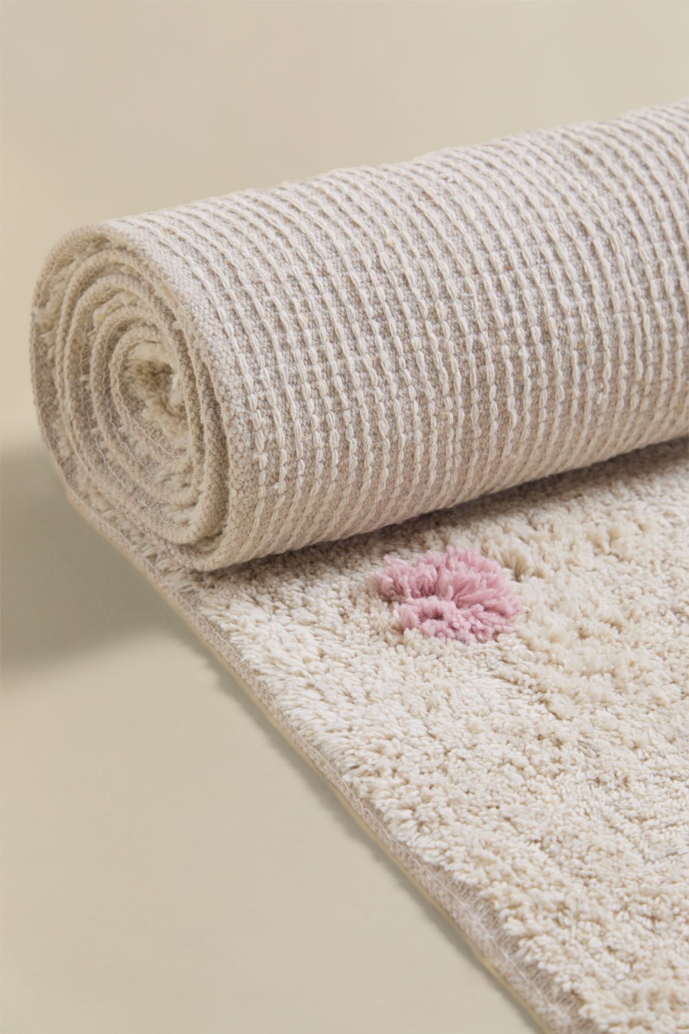 Rectangular rug 125x170 cm in Jankiel Kids cotton, gallery image 2