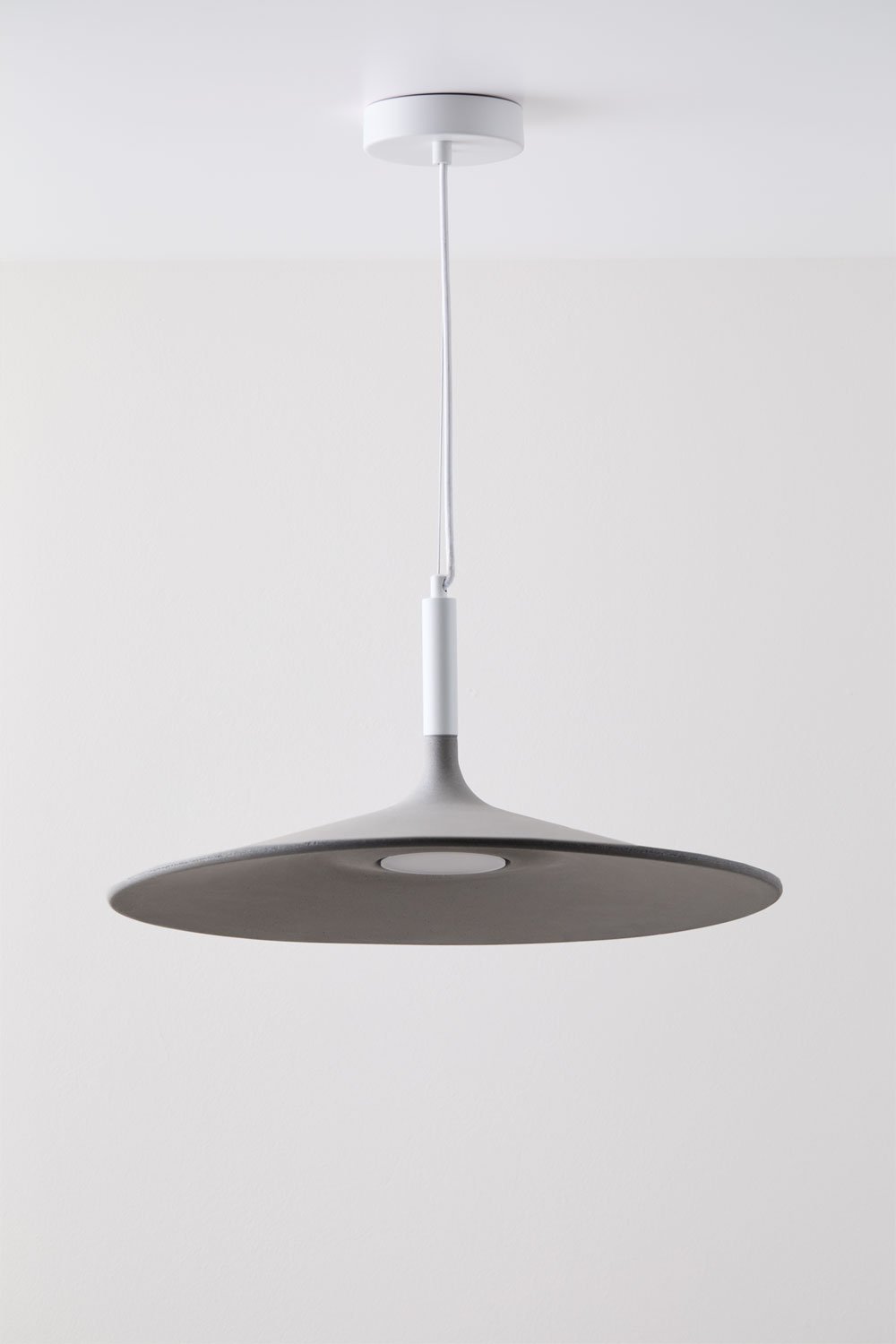 LED Ceiling Lamp in Kaula Cement, gallery image 1