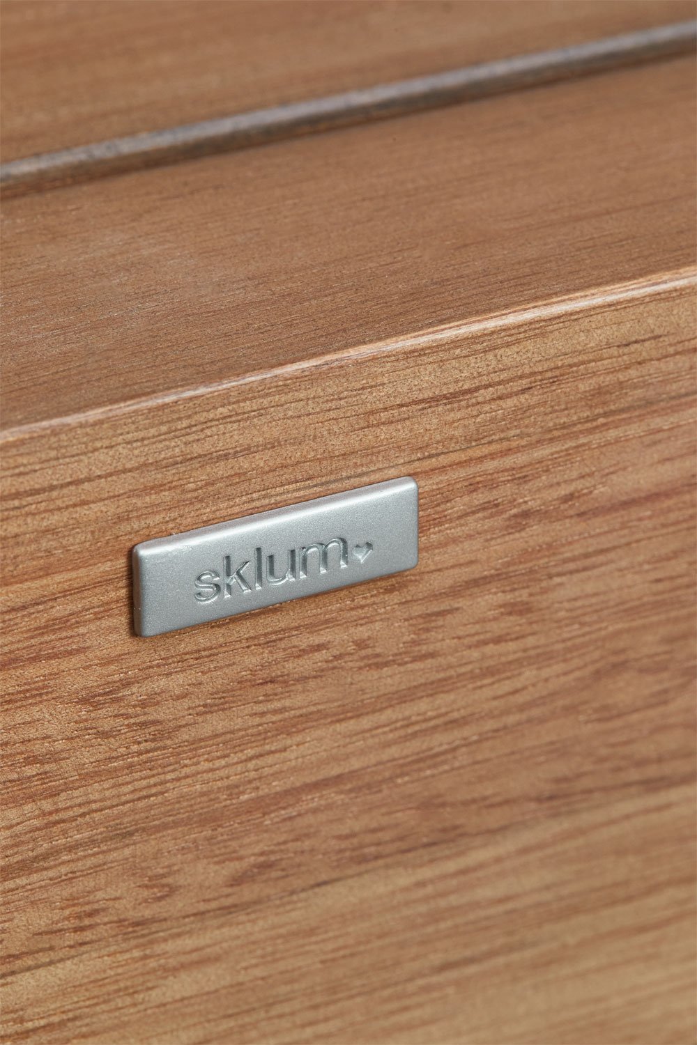 Rectangular dining table in eucalyptus wood (200x100 cm) Aderyn, gallery image 5