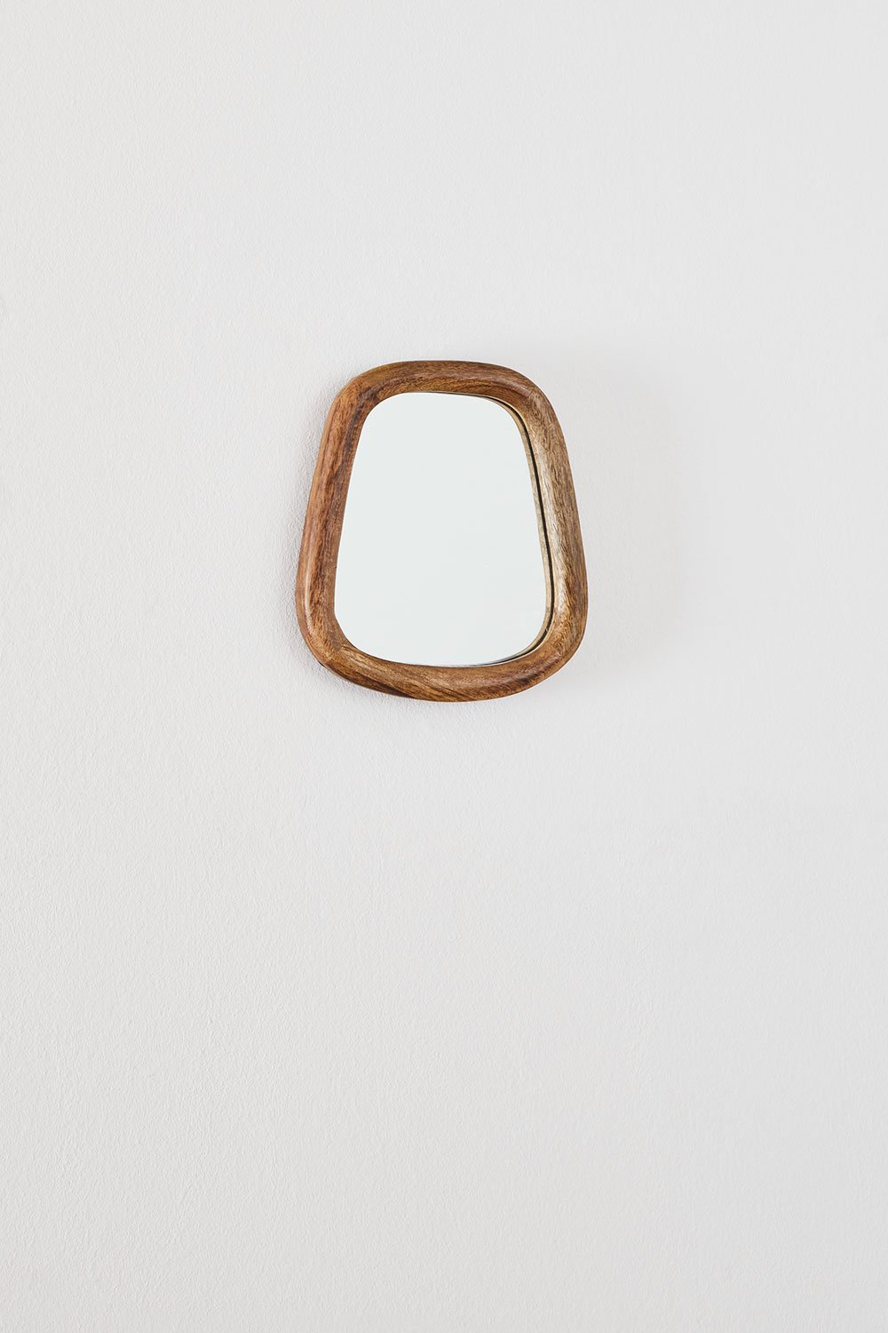 Rectangular wall mirror in mango wood (19x22 cm) Gabael Design, gallery image 2