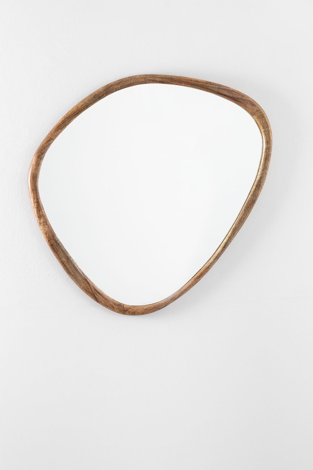 Dilian mango wood wall mirror 86x70 cm, gallery image 3