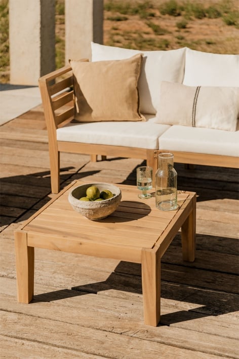 Wooden Garden Coffee Table Acacia Filips