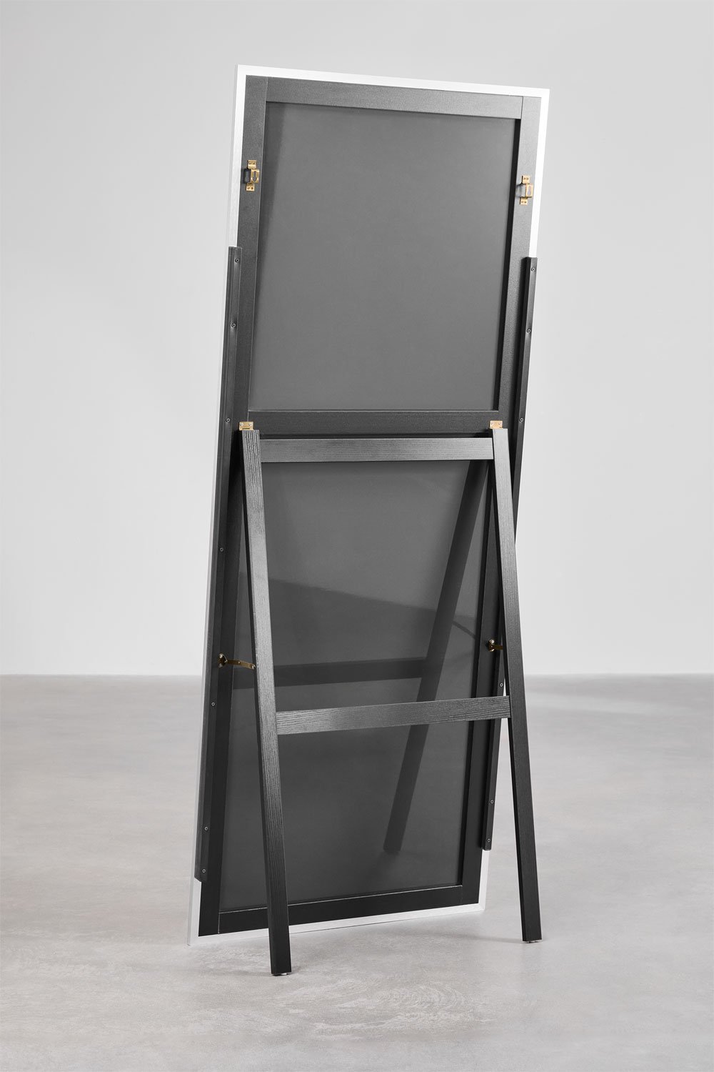 Rectangular standing mirror in aluminum 80x200 cm Ondra, gallery image 4