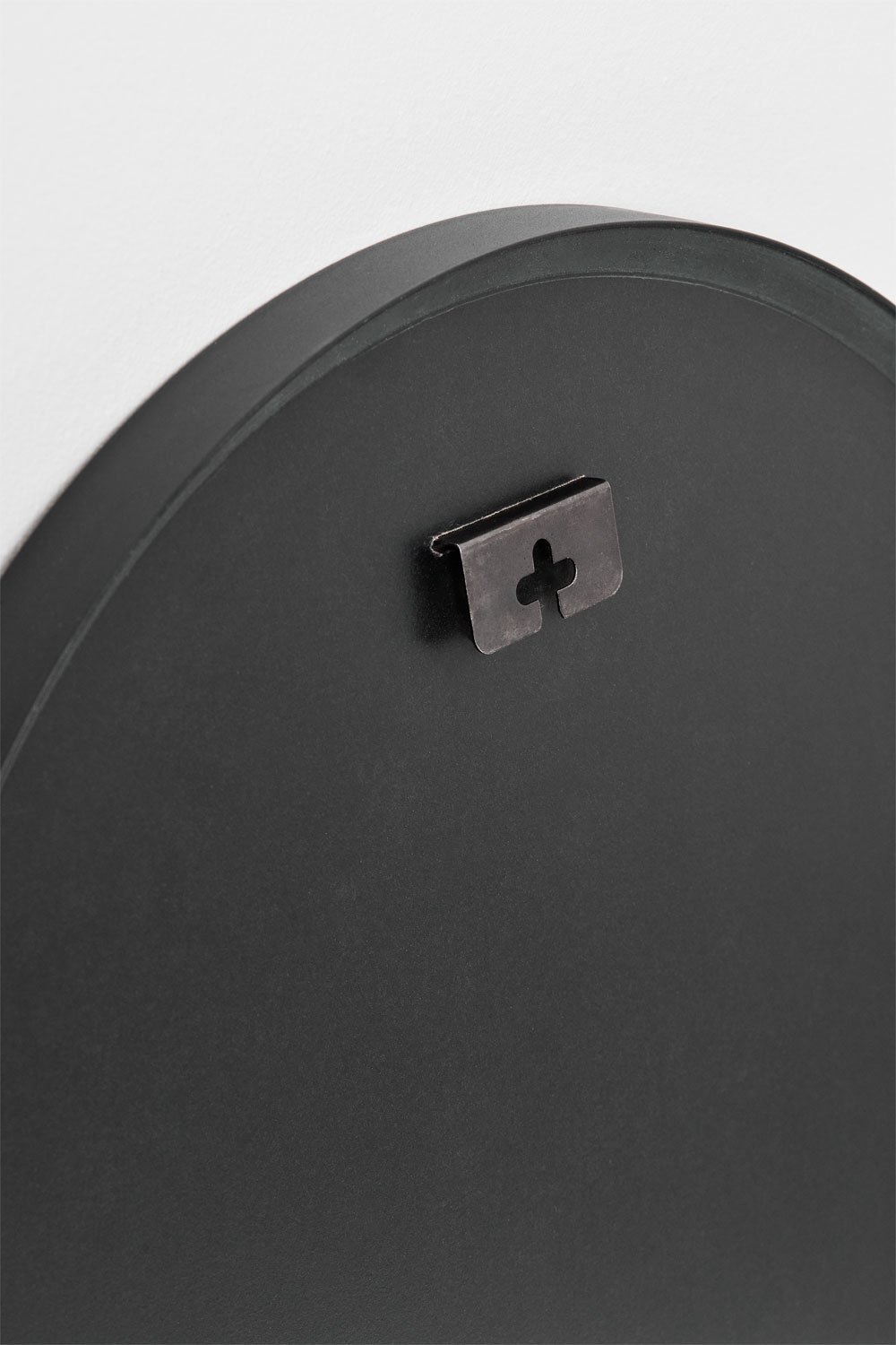 Round wall mirror in iron Ø45 cm Oliverton, gallery image 6