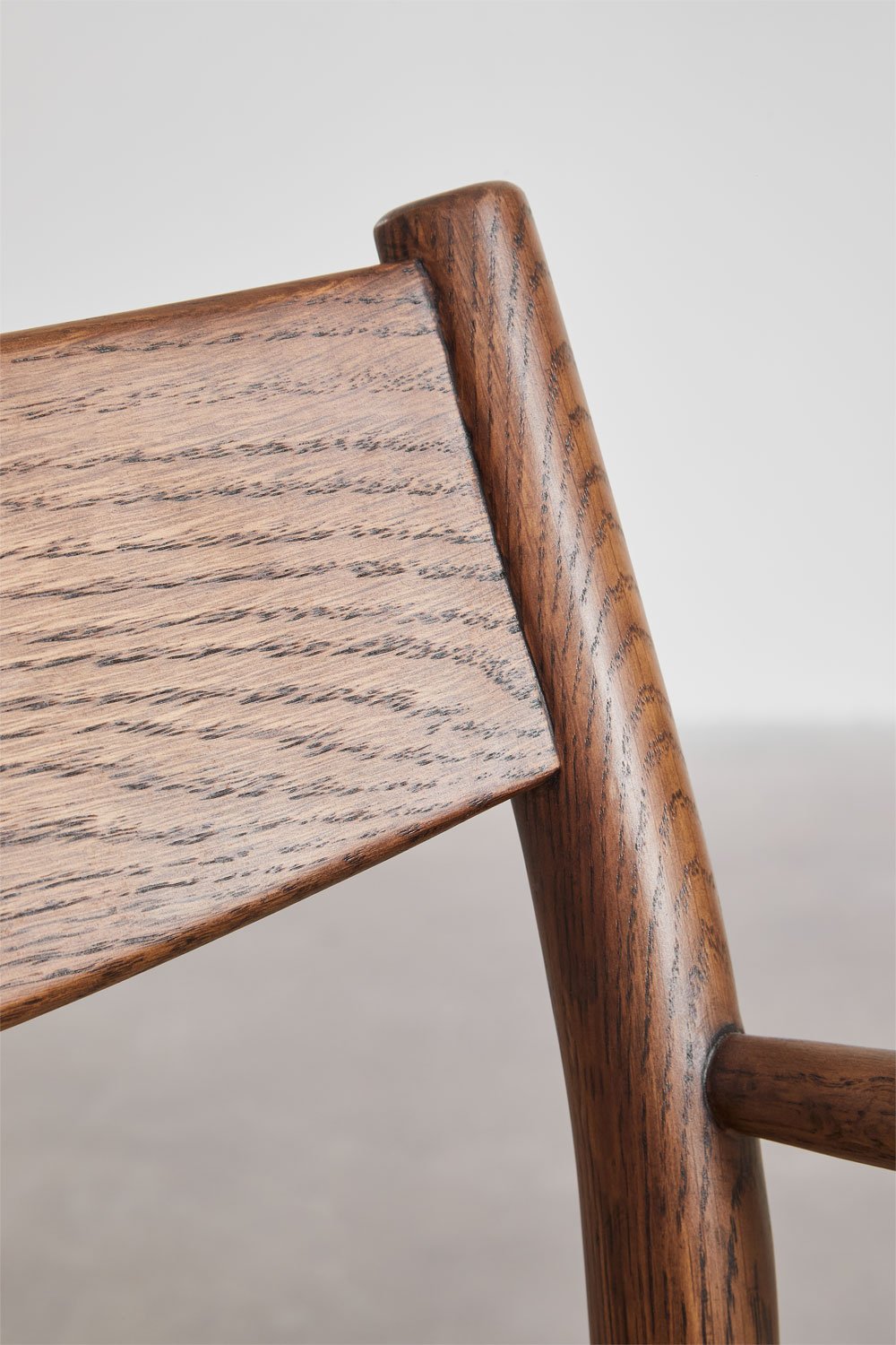 Set of 2 Mireita oak dining chairs, gallery image 6