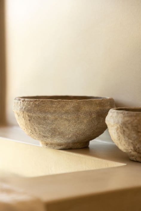 Decorative terracotta bowl Agnon