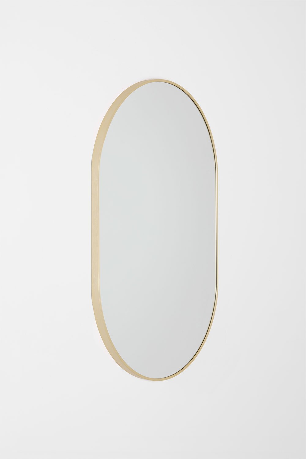 Oval Aluminum Wall Mirror (60x90 cm) Draves, gallery image 2