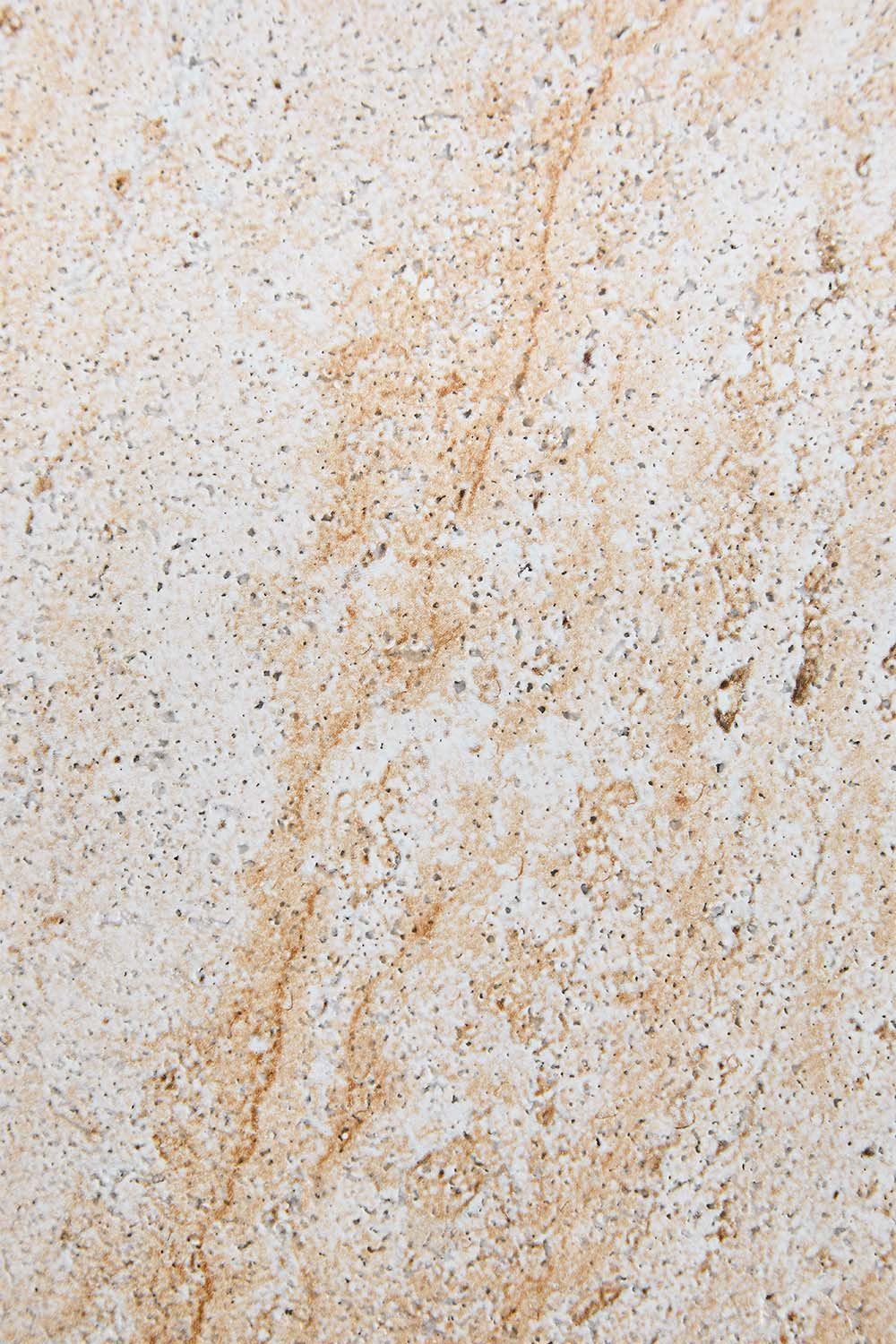 Round coffee table Ø70 cm in travertine cement look Zenadia, gallery image 5