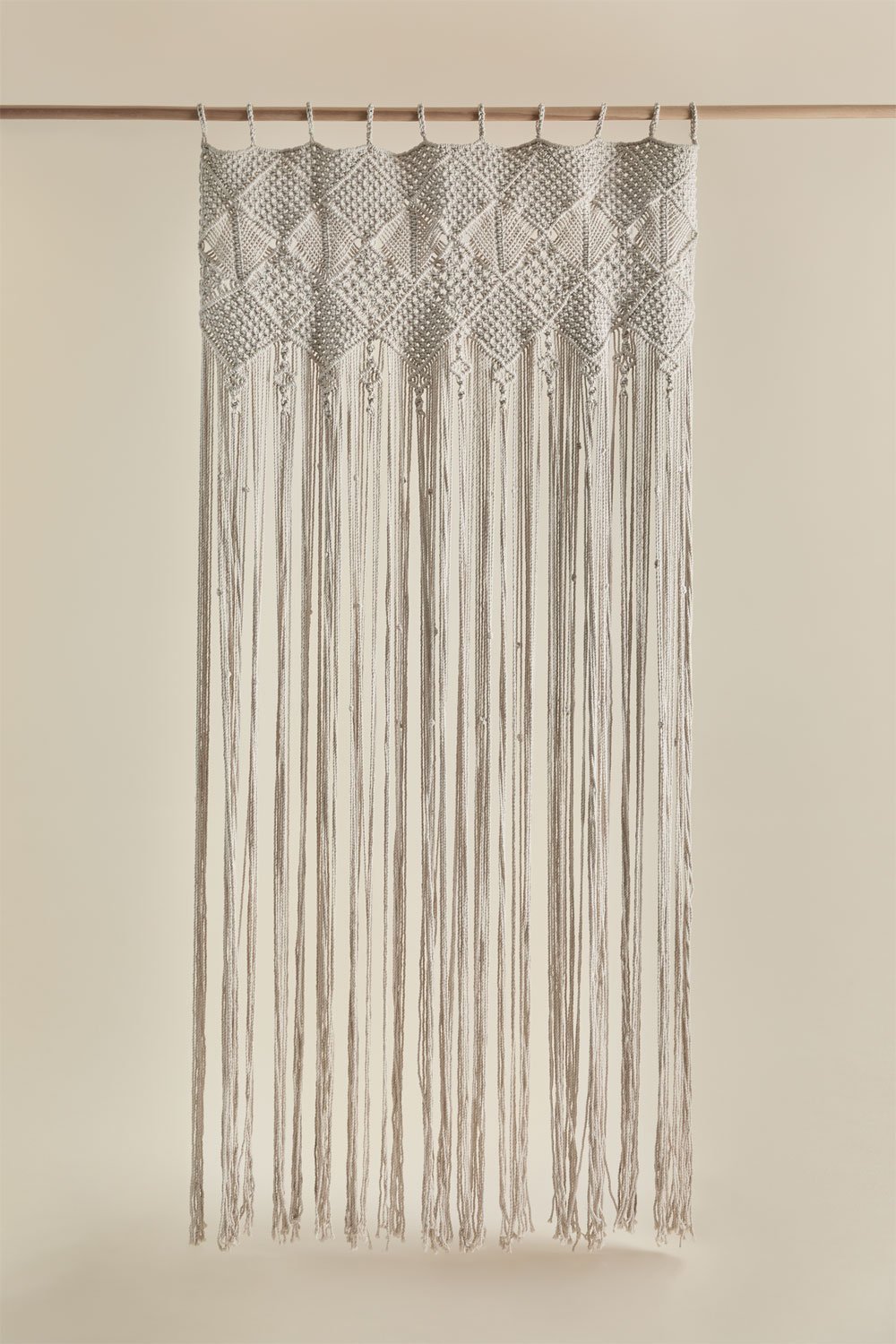 Macramé Curtain (110x215 cm) Cendala  , gallery image 1