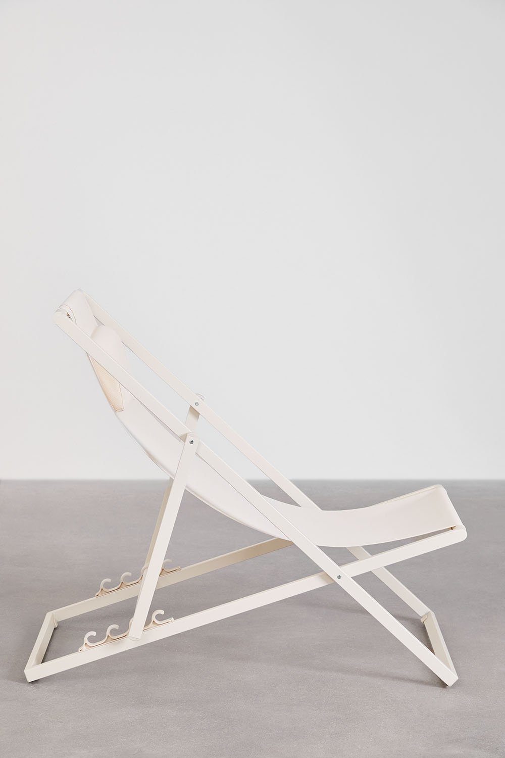 Folding hammock with cushion in steel Jensy, gallery image 3