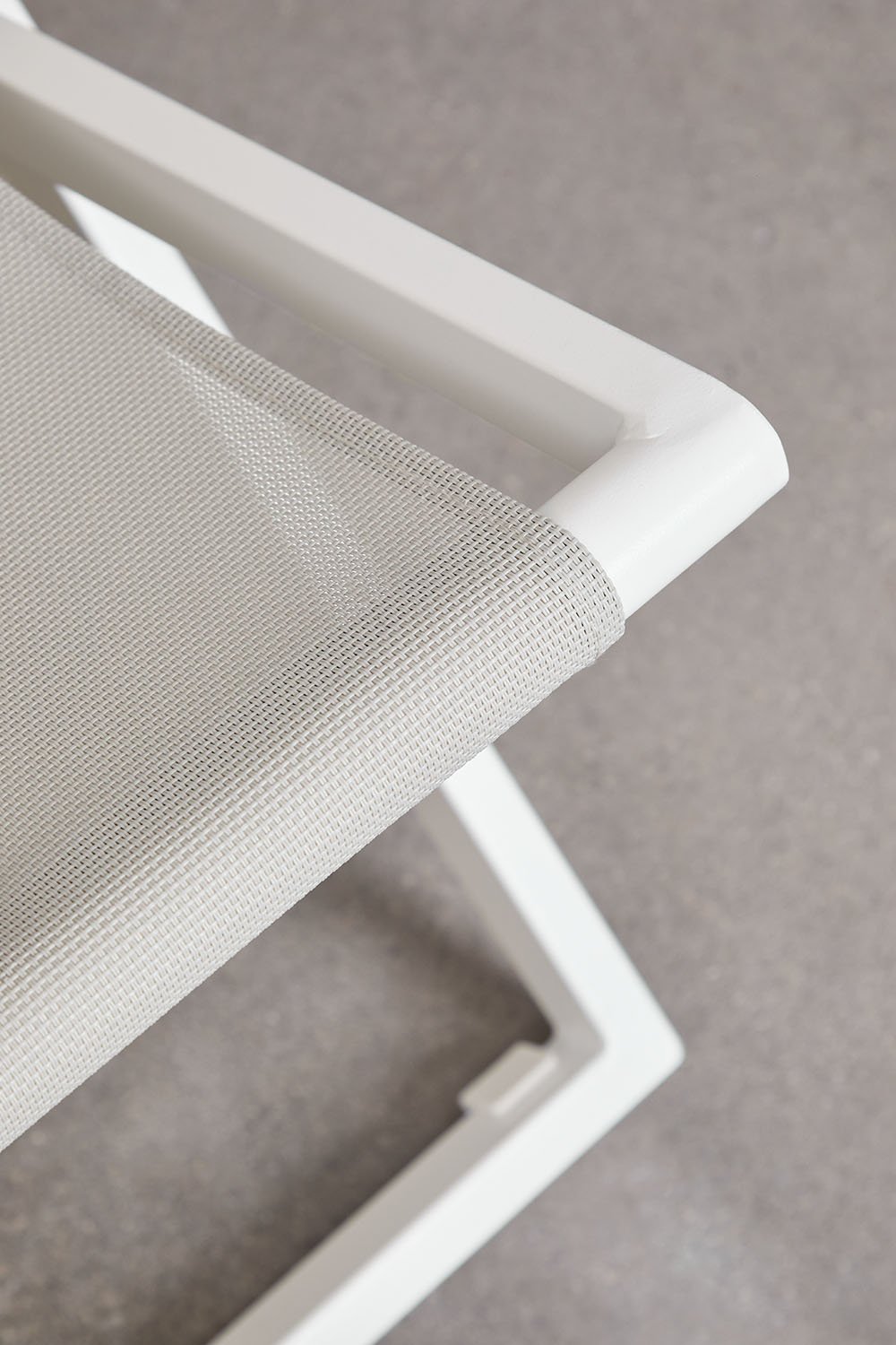 Folding hammock with cushion in steel Jensy, gallery image 6