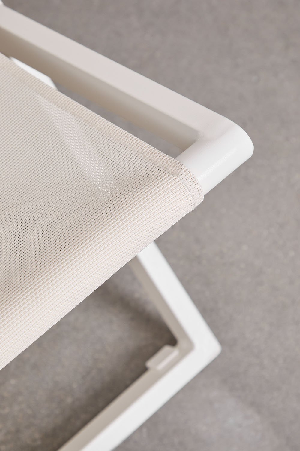 Folding hammock with cushion in steel Jensy, gallery image 6