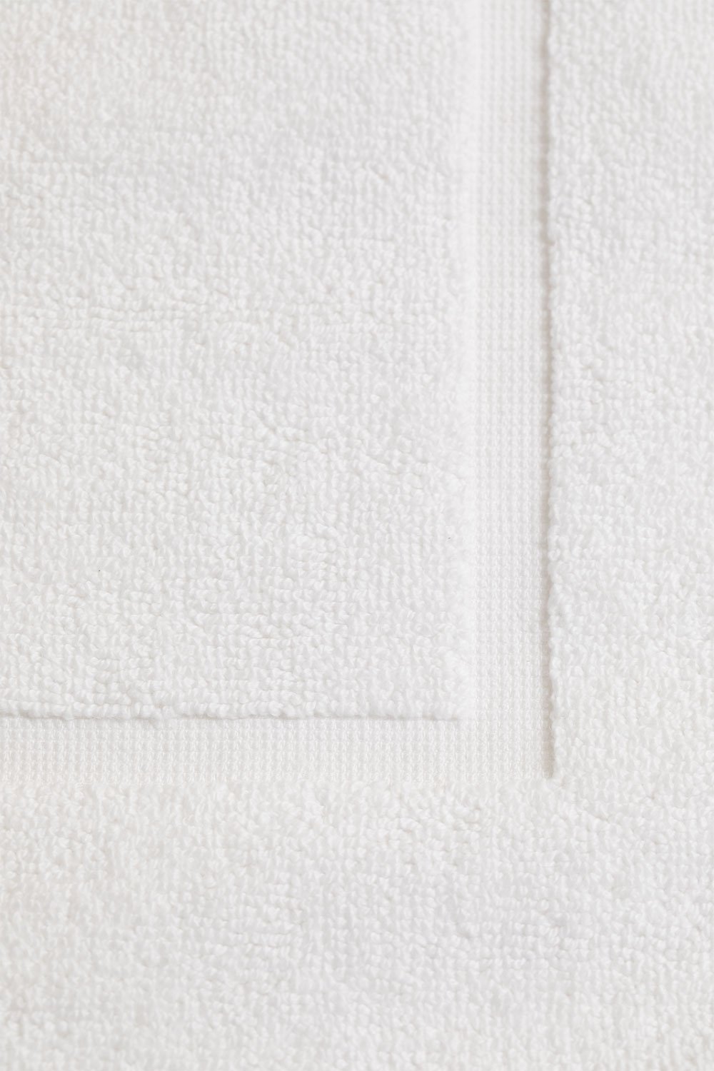 Rectangular bathroom rug 55x80 cm in Selyra cotton, gallery image 3