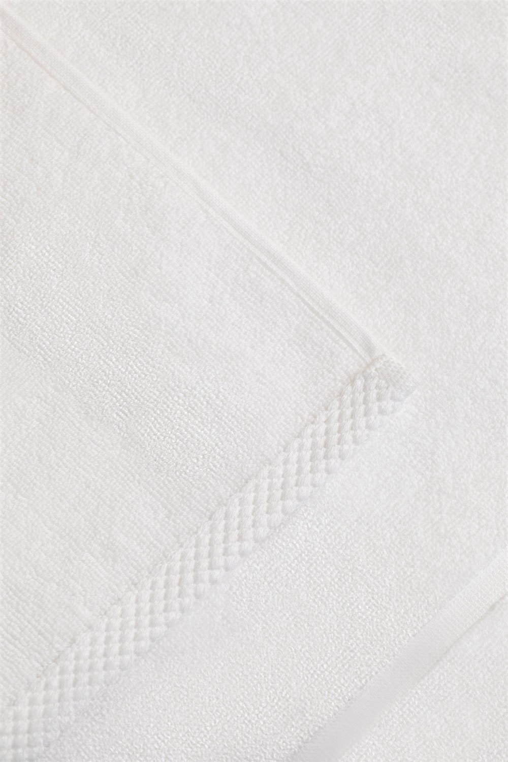 Rectangular bathroom rug 55x80 cm in Selyra cotton, gallery image 4